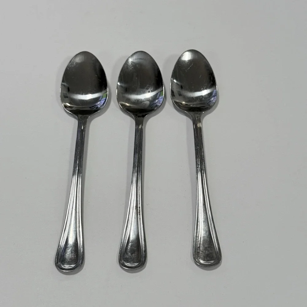 Pfaltzgraff Radiants (discontinued ) Teaspoons (Set of 3) Stainless China